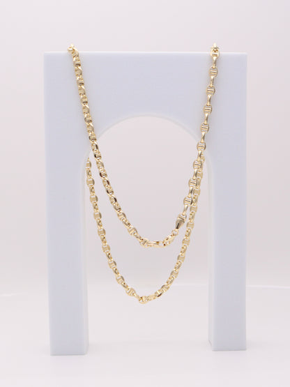 14k Gold Mariners Chain 4.5mm