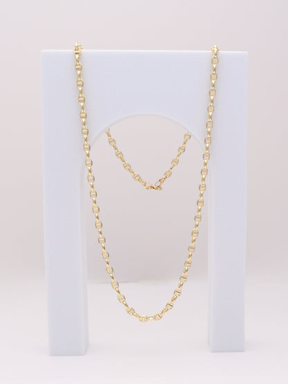 14k Gold Mariners Chain 3.5mm