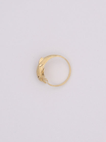 14k Gold Dolphin Ring