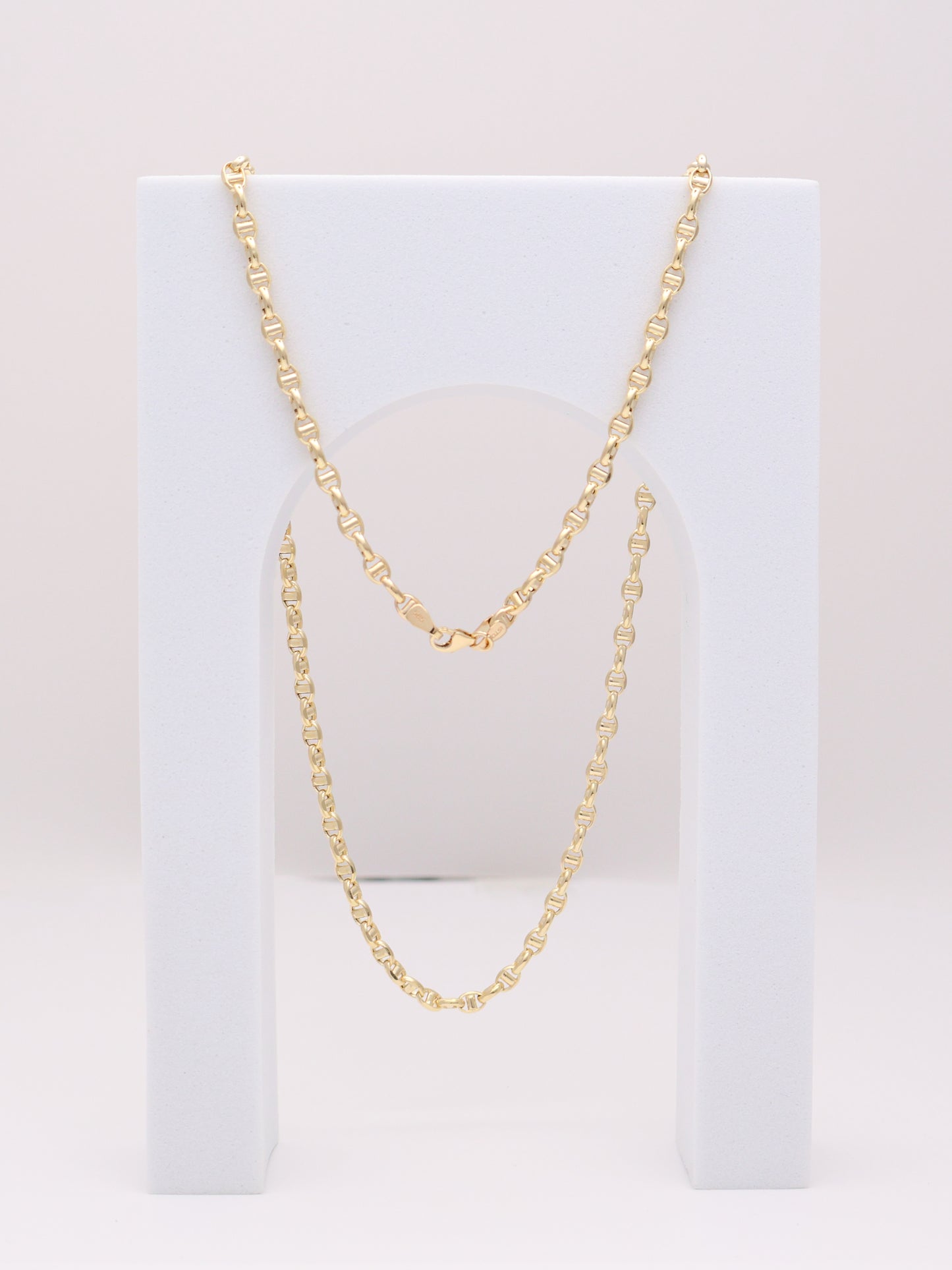 14k Gold Mariners Chain 3.5mm
