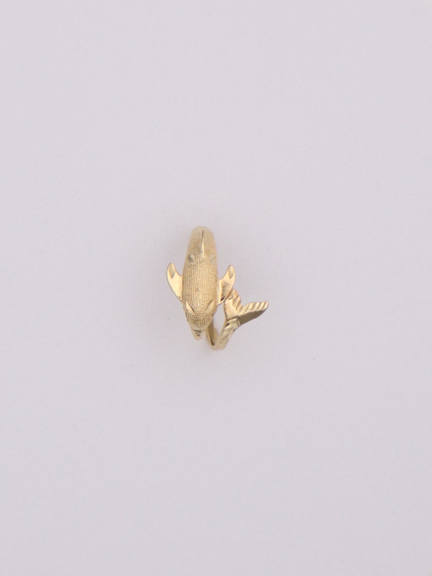 14k Gold Dolphin Ring