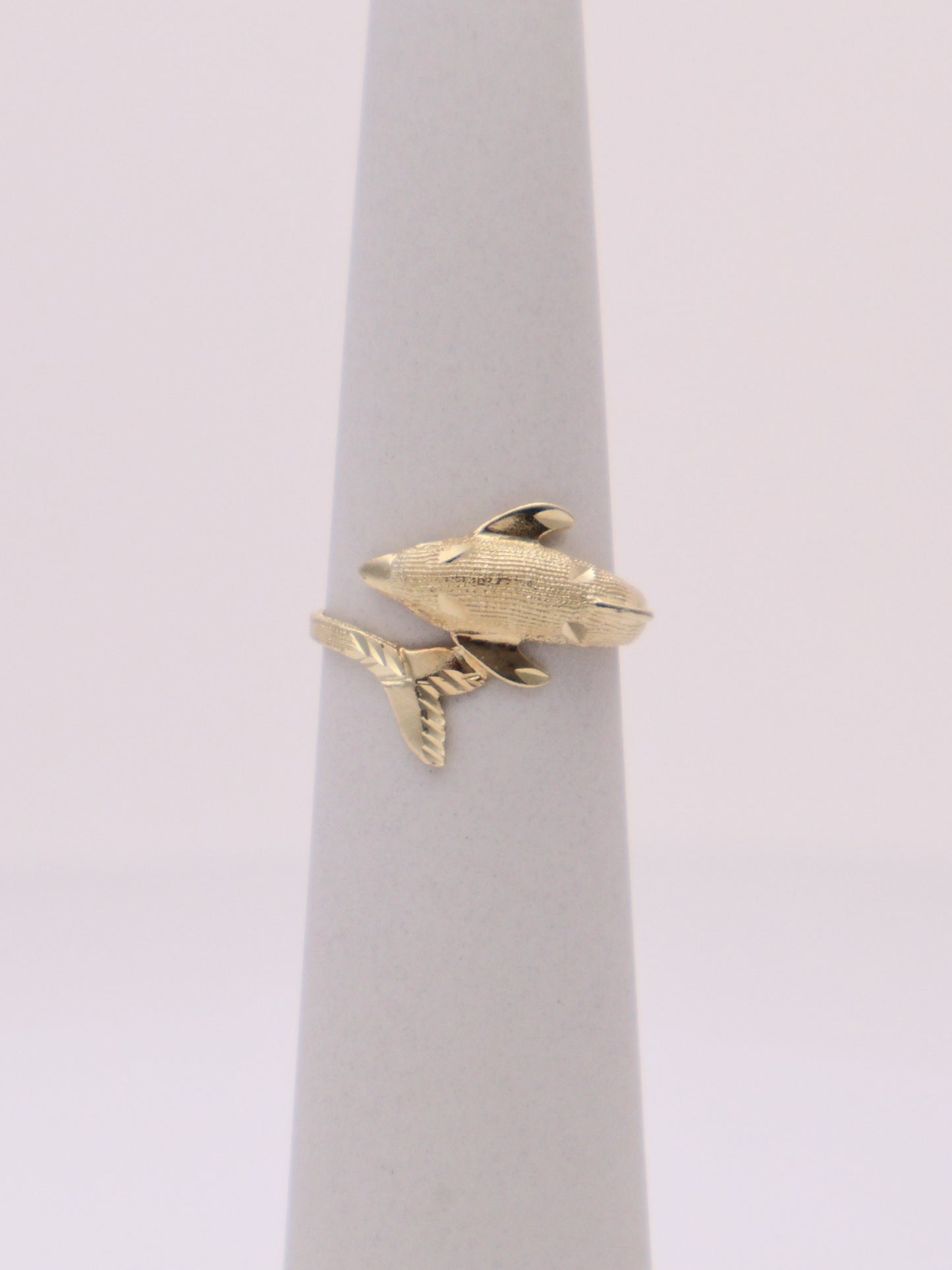 14k Gold Dolphin Ring