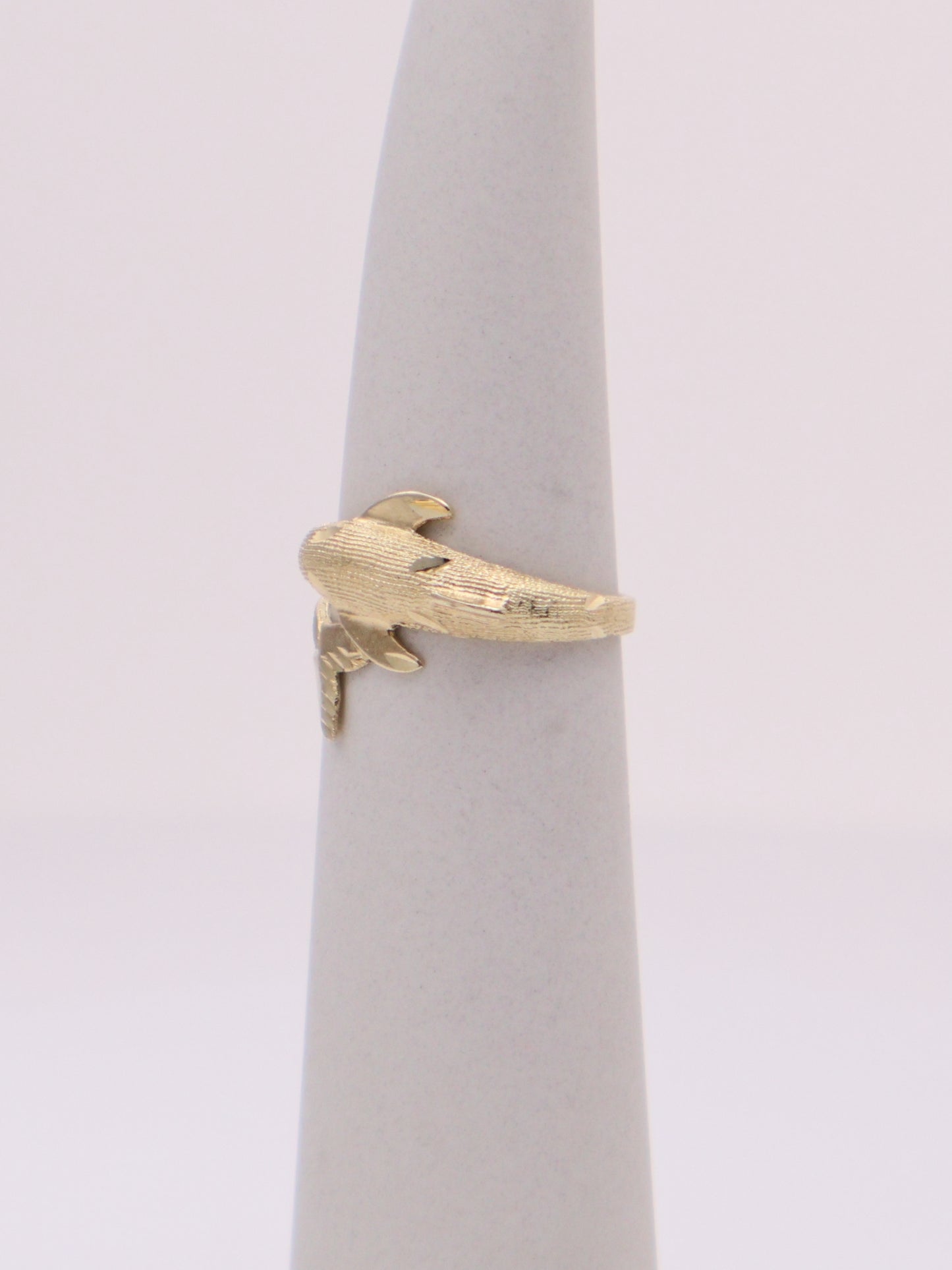 14k Gold Dolphin Ring