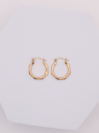 14k Gold Hoop Earrings