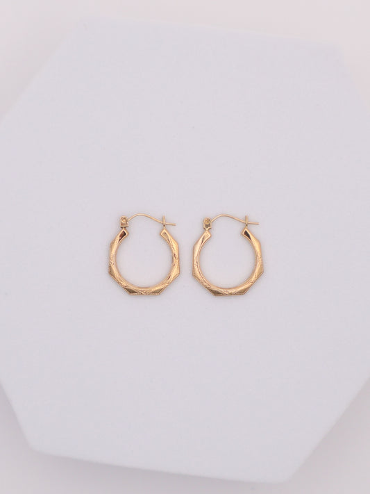 14k Gold Hoop Earrings
