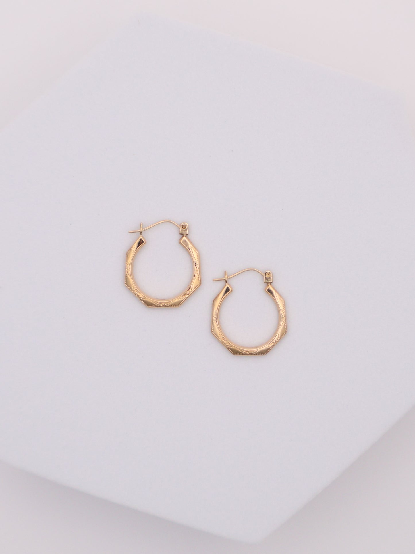 14k Gold Hoop Earrings