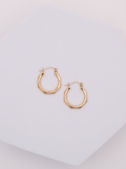14k Gold Hoop Earrings