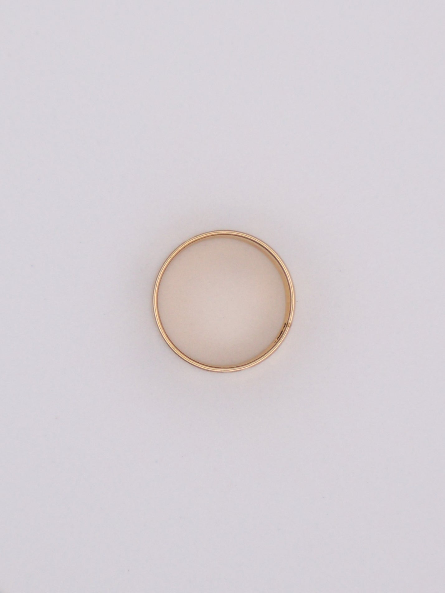 14k Two Tone Flower Band