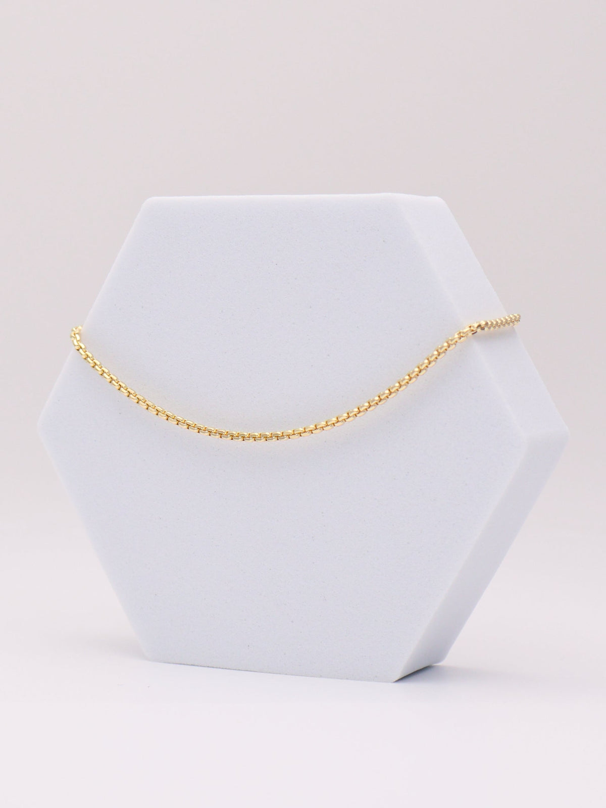 1.5mm Square Rolo Bracelet 8"