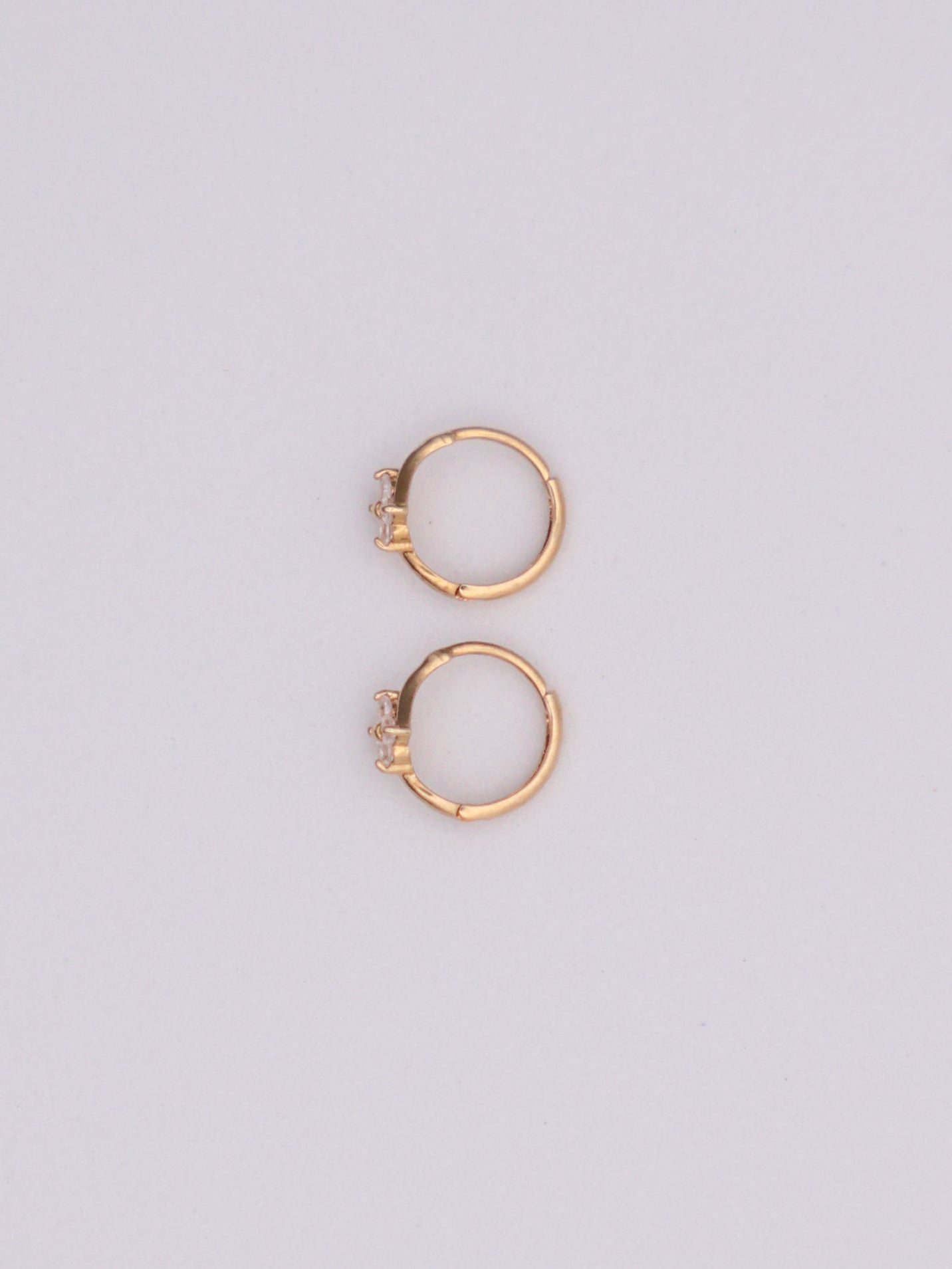 10k Gold Small Flower Hoops