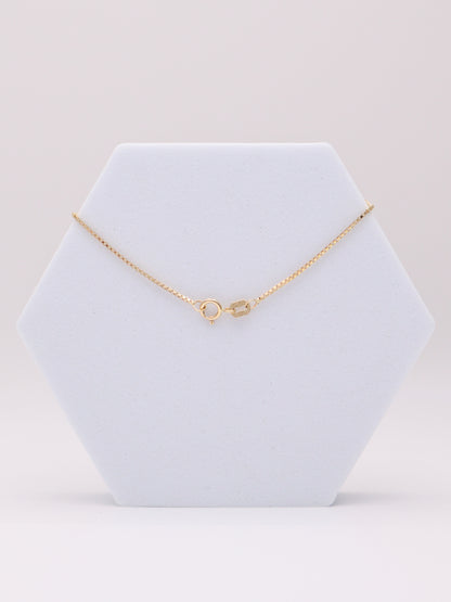 14k Gold Box Chain Bracelet