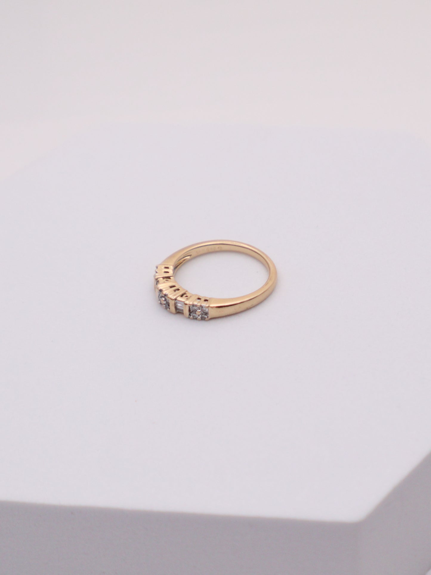 14k Gold Diamond Ring