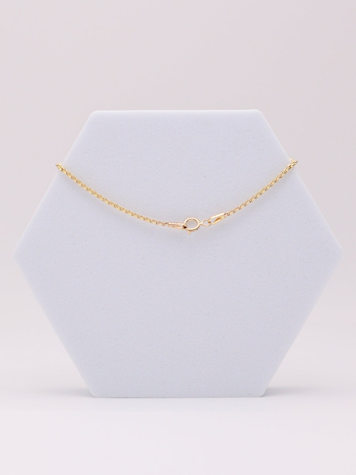 14k Gold Square Rolo Bracelet 7in