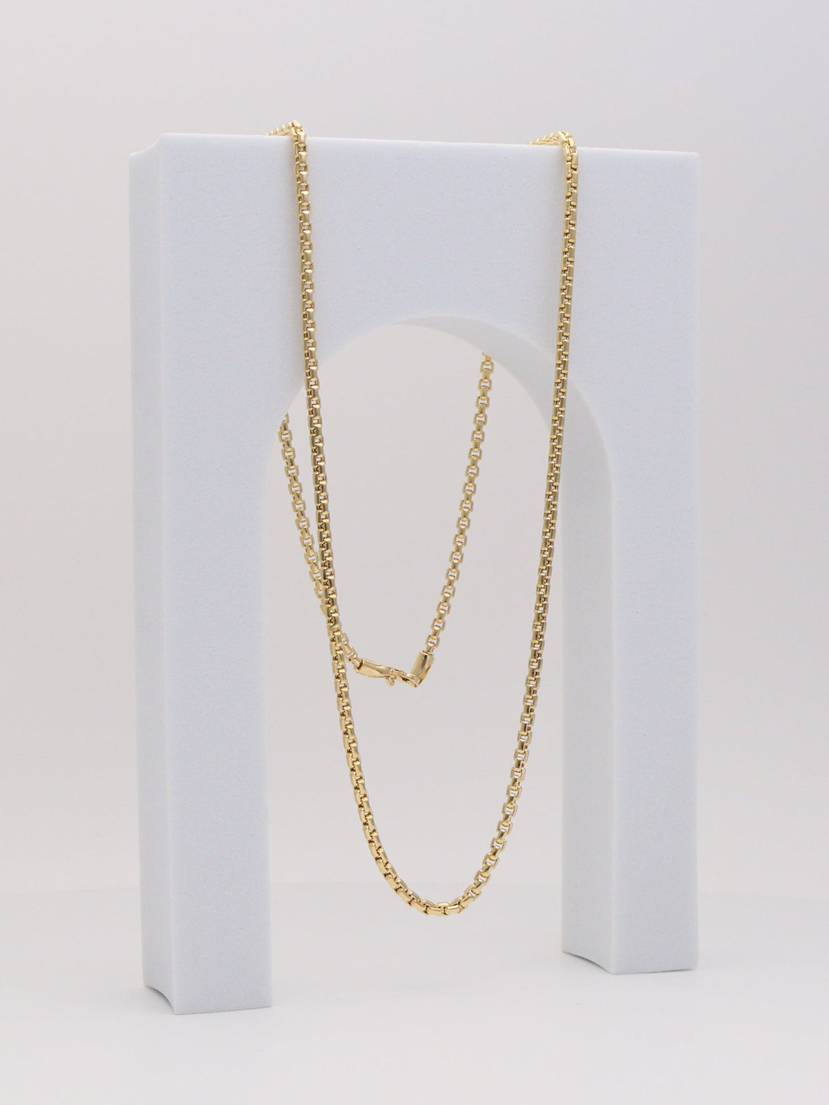2.5mm Square Rolo Chain 21.5"