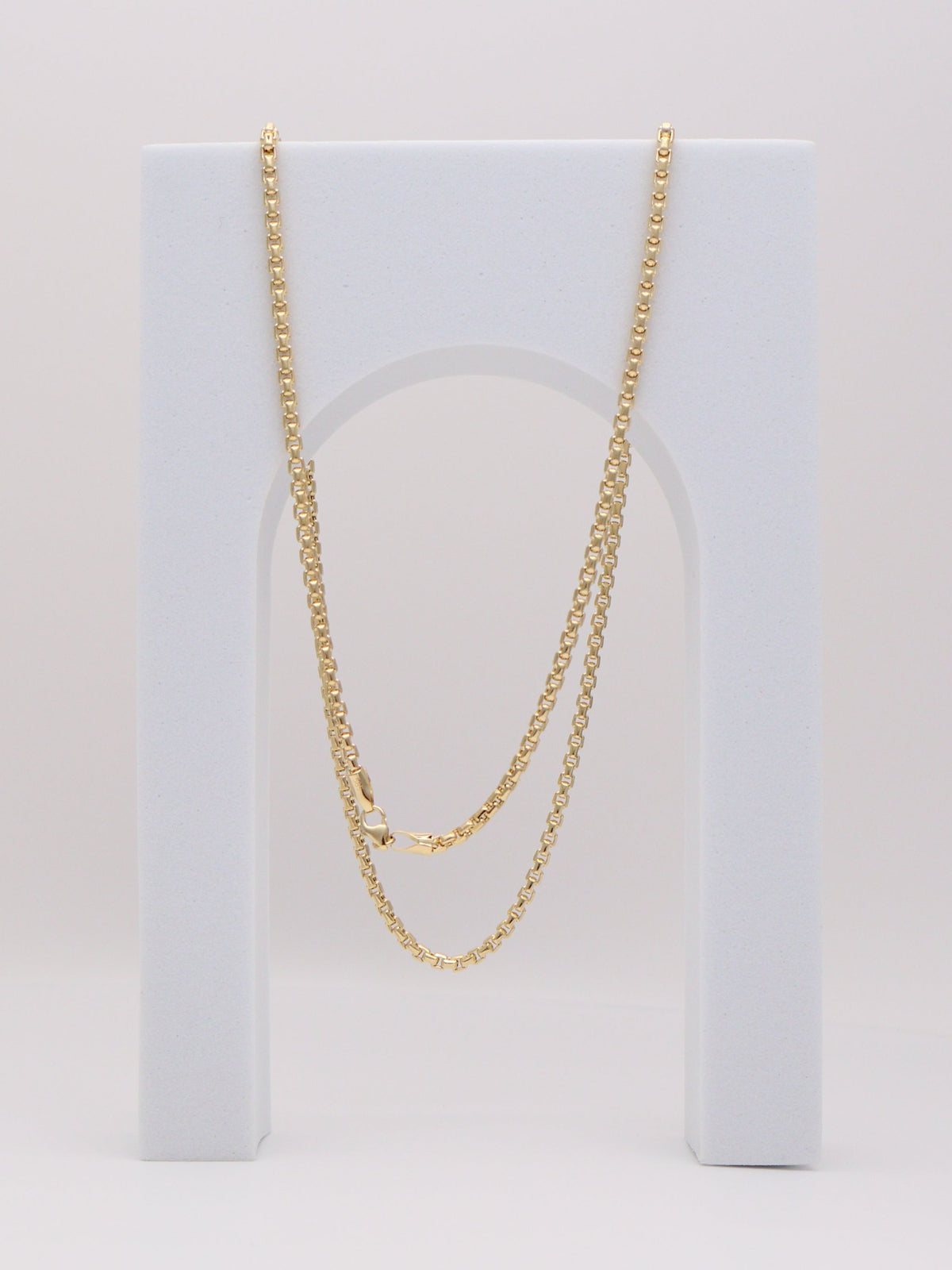 2.5mm Square Rolo Chain 21.5"