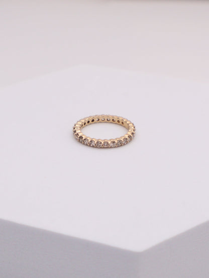 14k Gold Diamond Eternity Ring