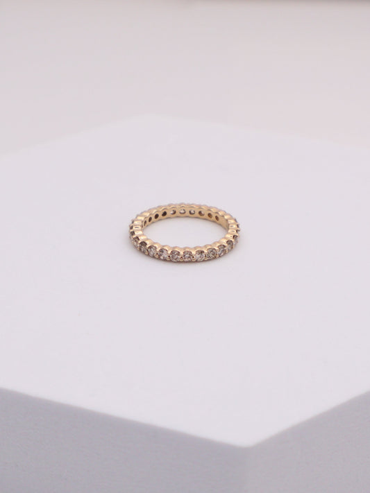 14k Gold Diamond Eternity Ring