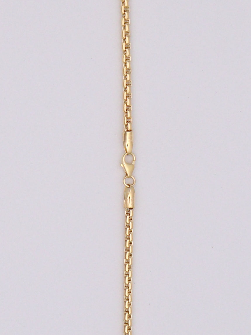2.5mm Square Rolo Chain 21.5"