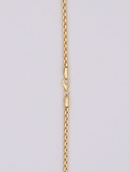 2.5mm Square Rolo Chain 21.5"
