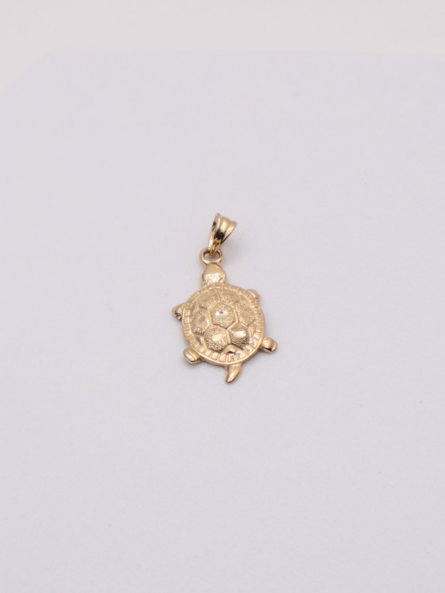 14k Gold Turtle Pendant
