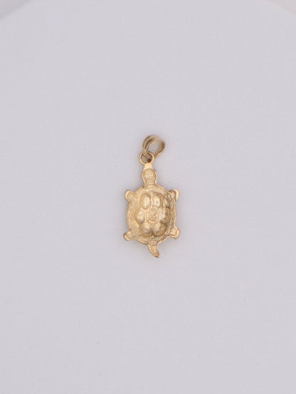 14k Gold Turtle Pendant