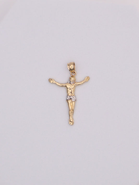 10k Gold Jesus Pendant