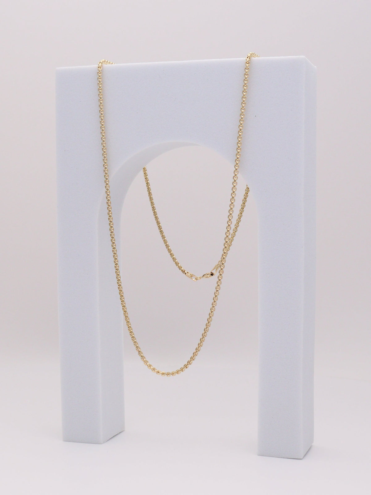 1.5mm Square Rolo Chain 19.5"