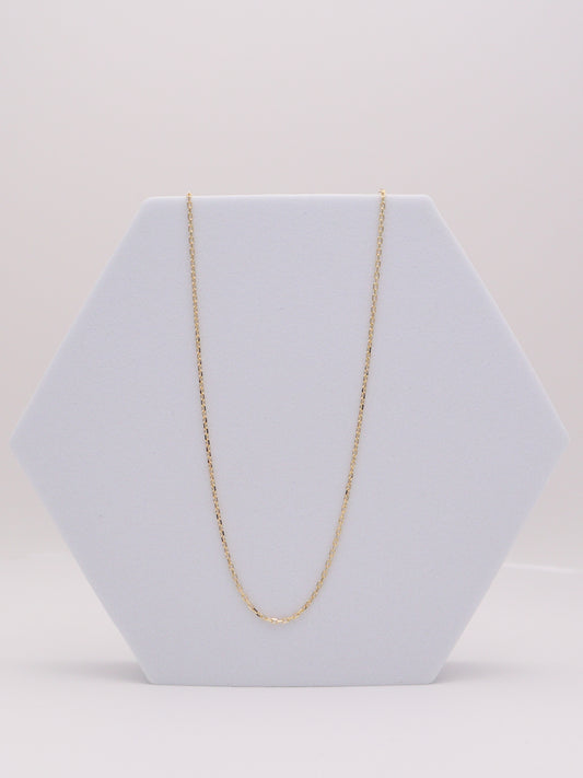 14k Gold Cable Chain 19.5in