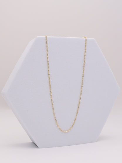 14k Gold Cable Chain 19.5in