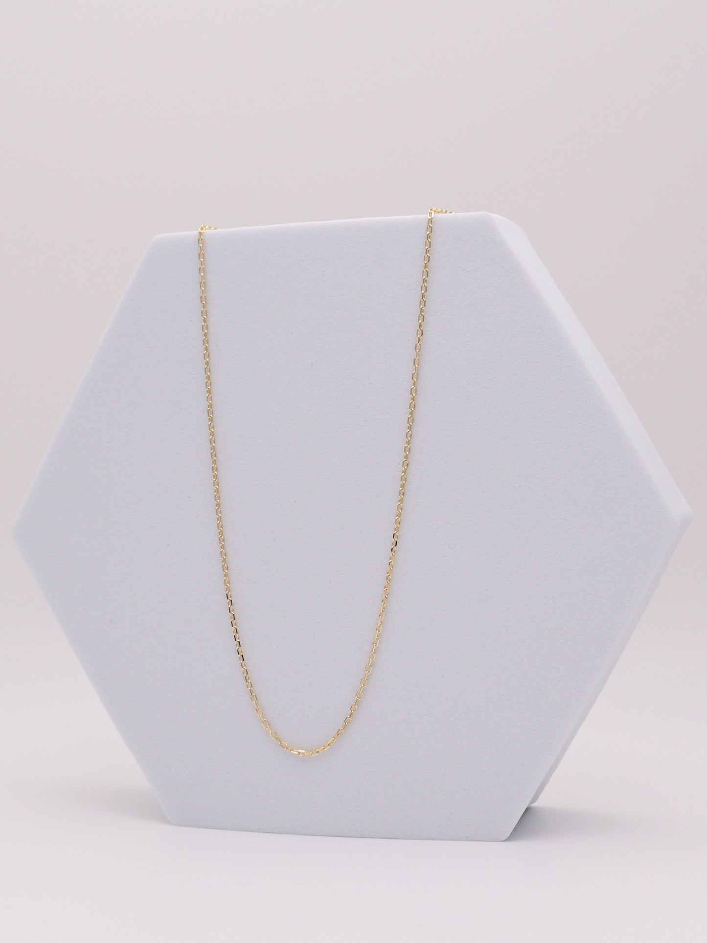 14k Gold Cable Chain 19.5in