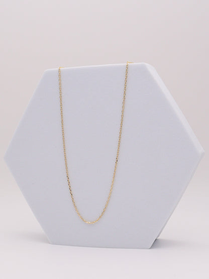 14k Gold Cable Chain 19.5in