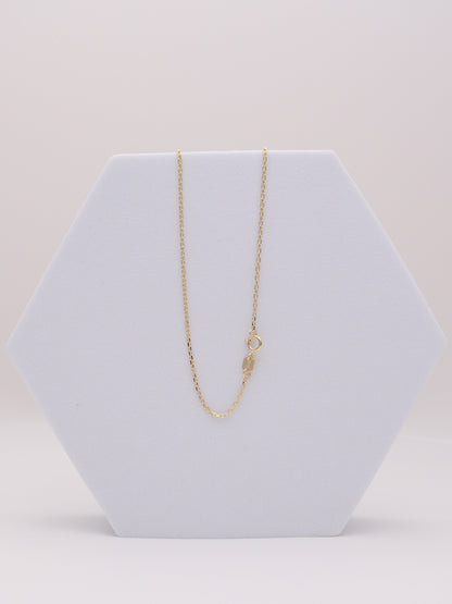 14k Gold Cable Chain 19.5in
