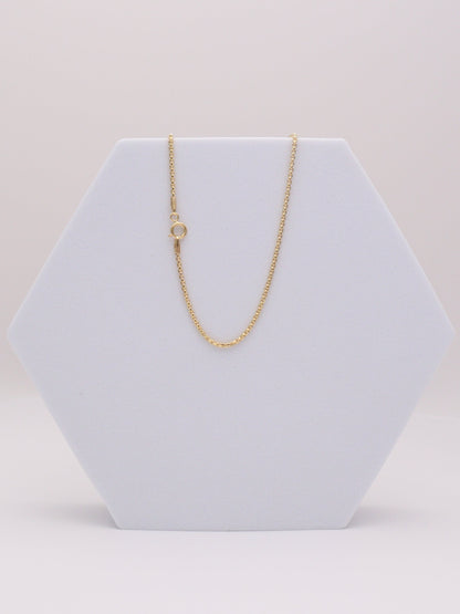 1mm Square Rolo Chain 21.5"