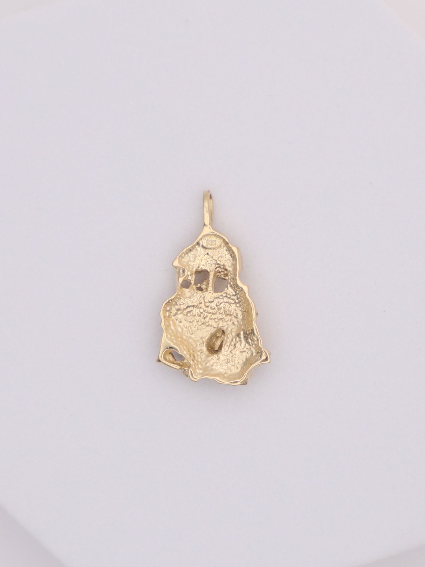 14k Gold Nugget Pendant