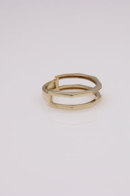 Double Geometric Band Ring