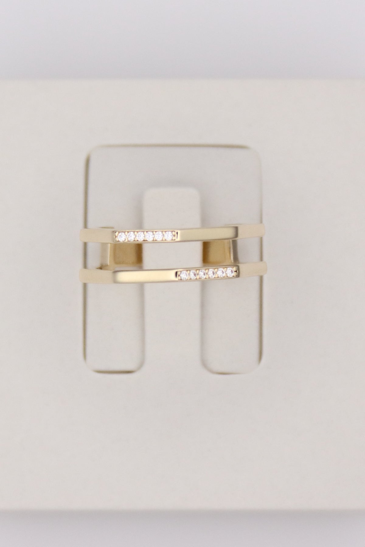 Double Geometric Band Ring
