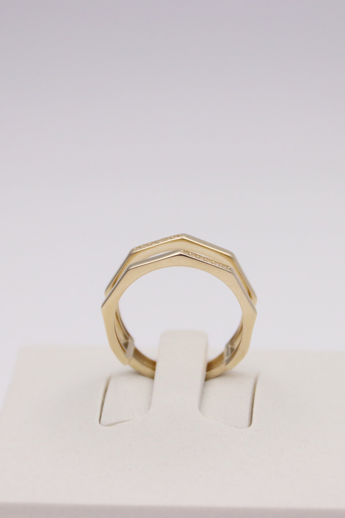 Double Geometric Band Ring