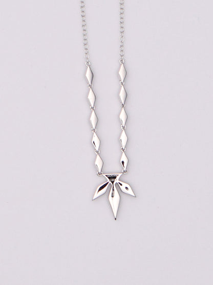 10k WG Disney Snowflake Necklace
