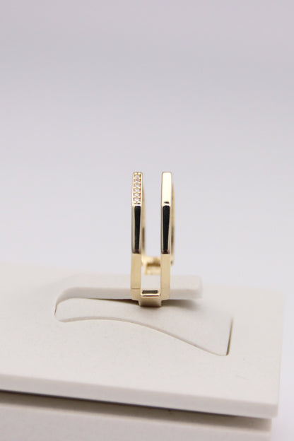 Double Geometric Band Ring