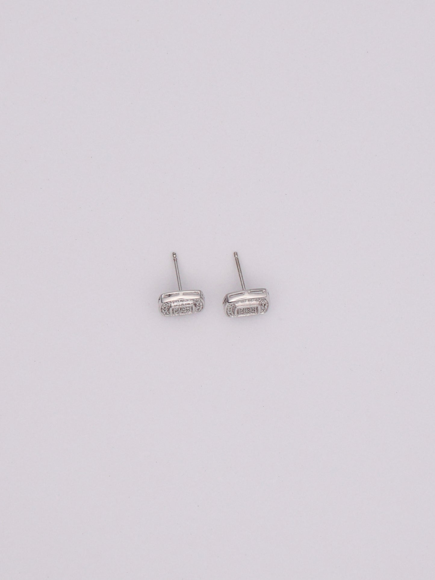 10k WG Diamond Earrings