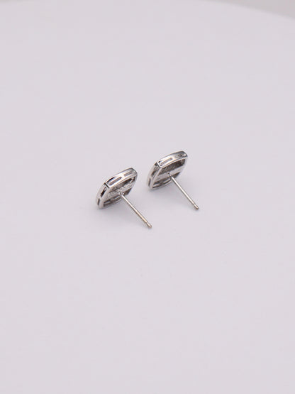 10k WG Diamond Earrings