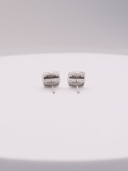 10k WG Diamond Earrings