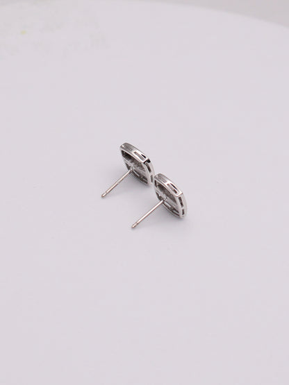 10k WG Diamond Earrings