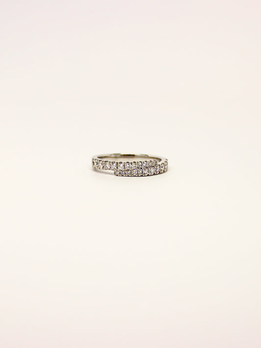 14k WG Diamond Wrap Band