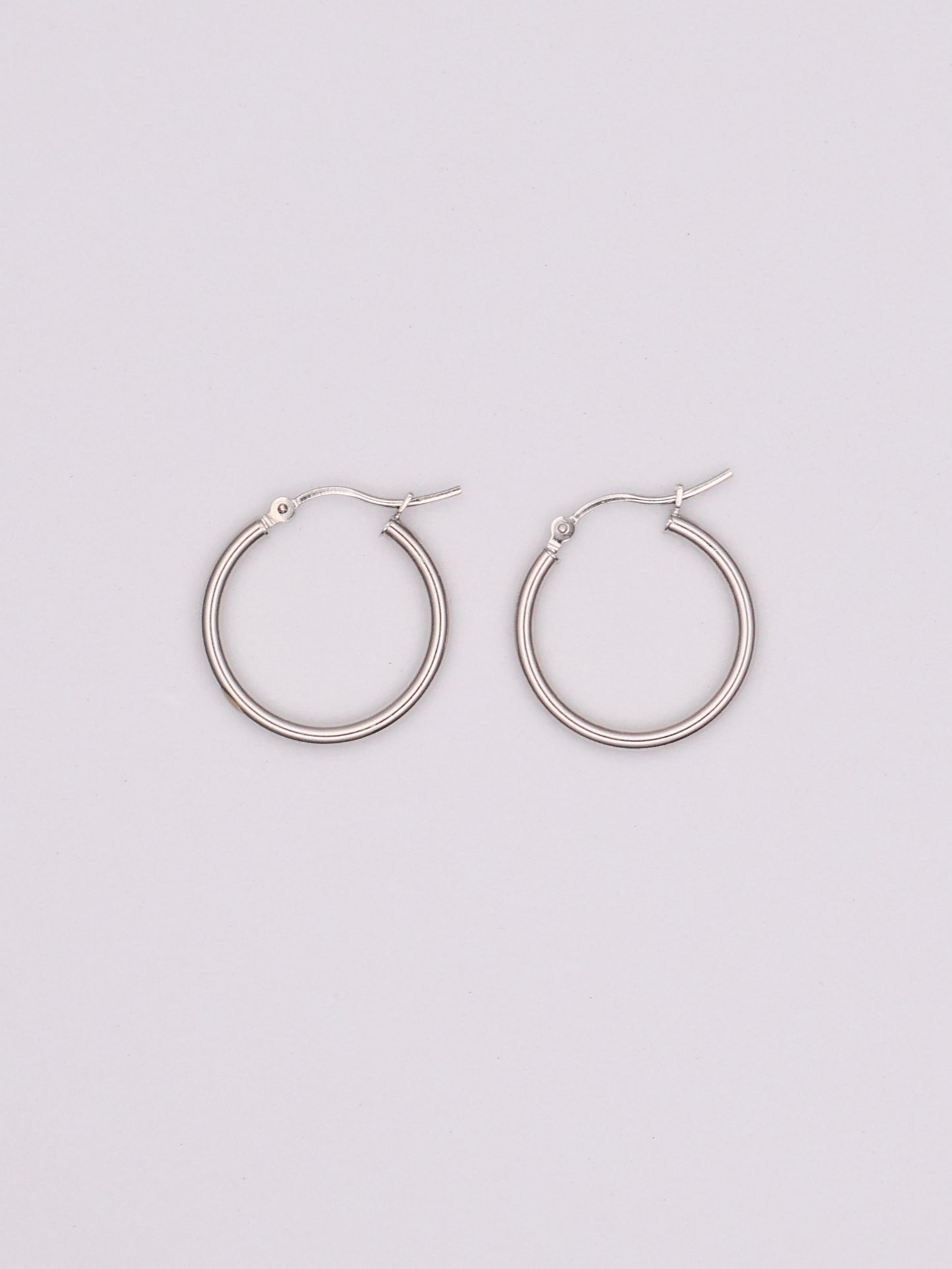 14k WG Hoops