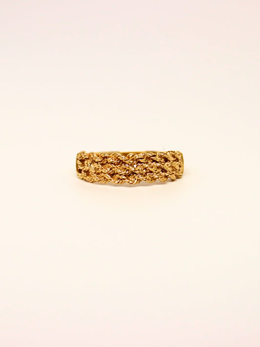 14k Rope Ring