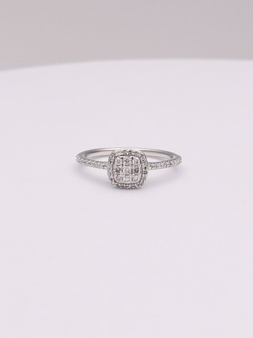 10k WG Diamond Ring