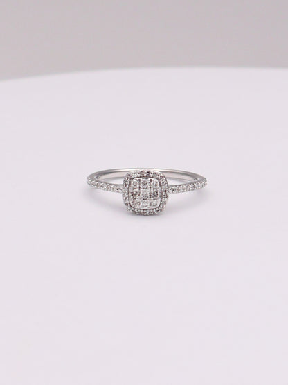 10k WG Diamond Ring