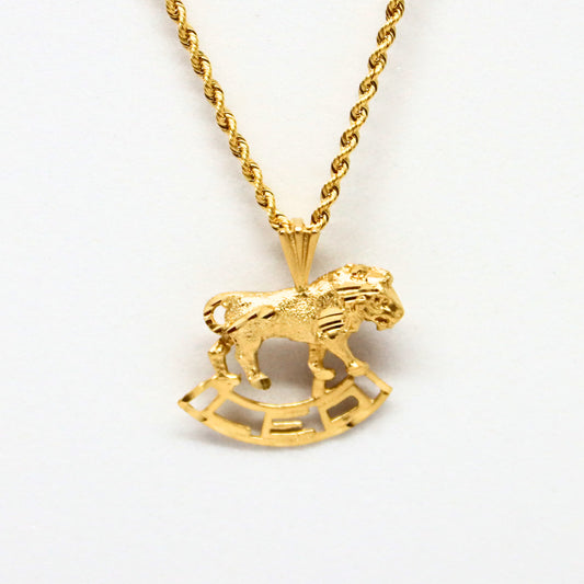 14k Leo Pendant