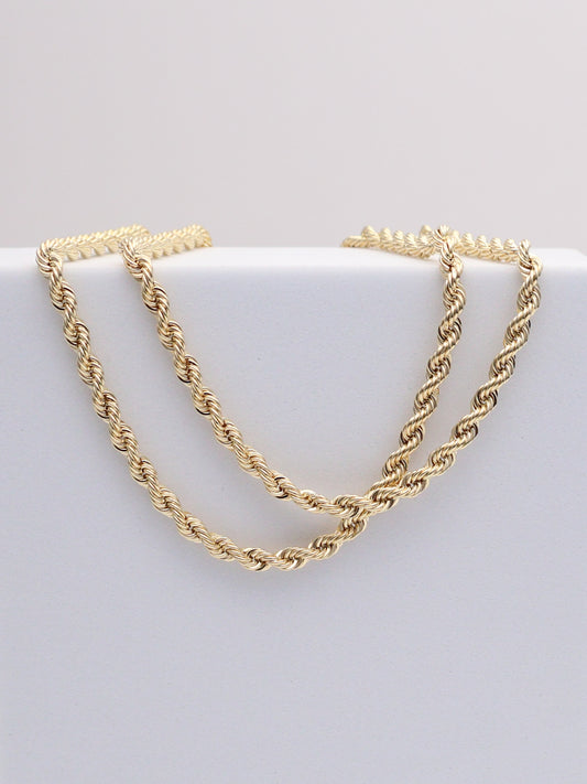 10k Yellow Gold Rope Chain